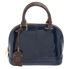 Louis Vuitton Alma Pm Vernis Blue Lagoon at 1stDibs