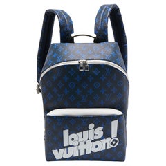 Louis Vuitton Blue Vintage Monogram Canvas Eeryday LV Discovery PM Backpack