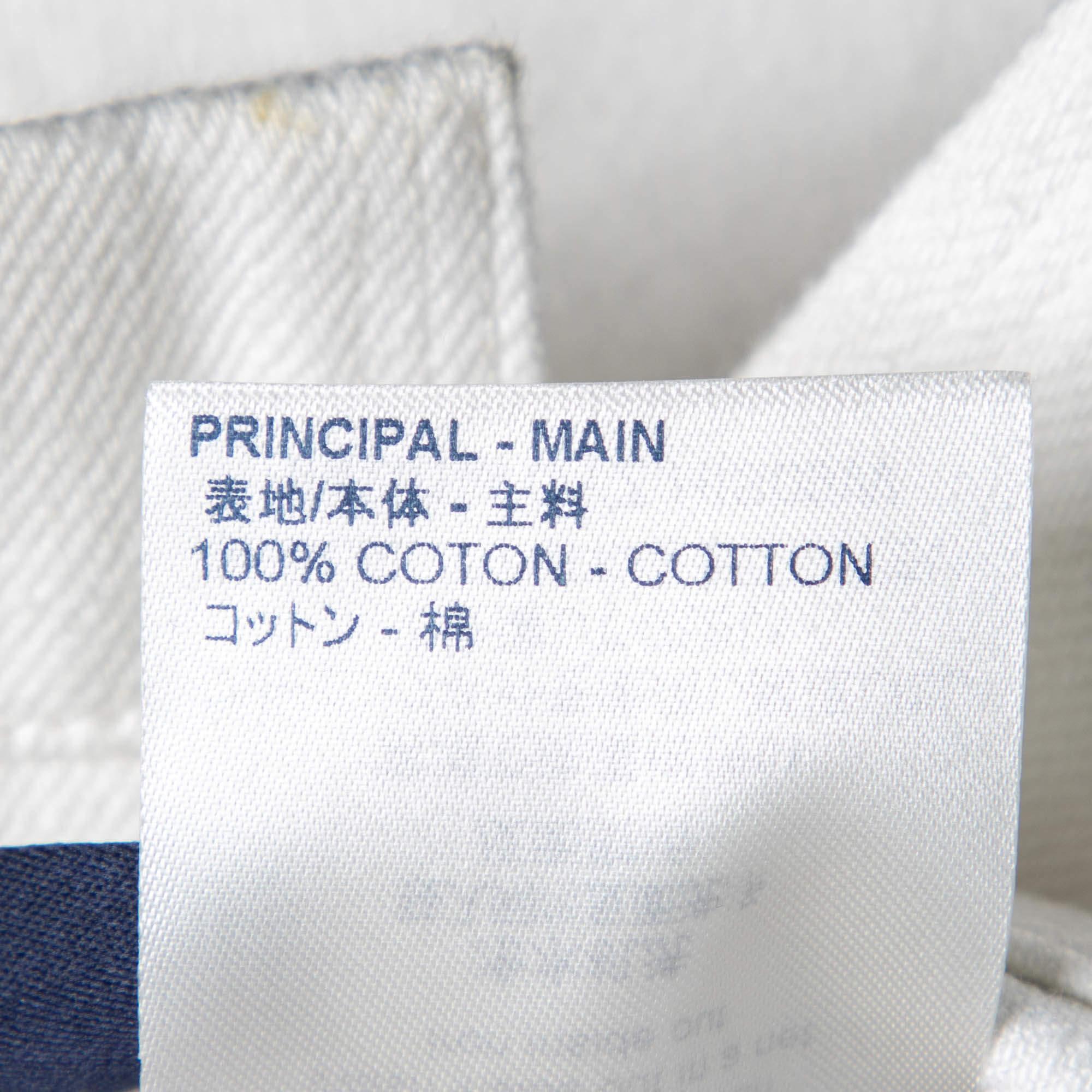 Louis Vuitton Blue/White Gradient Monogram Denim Shirt XS 1