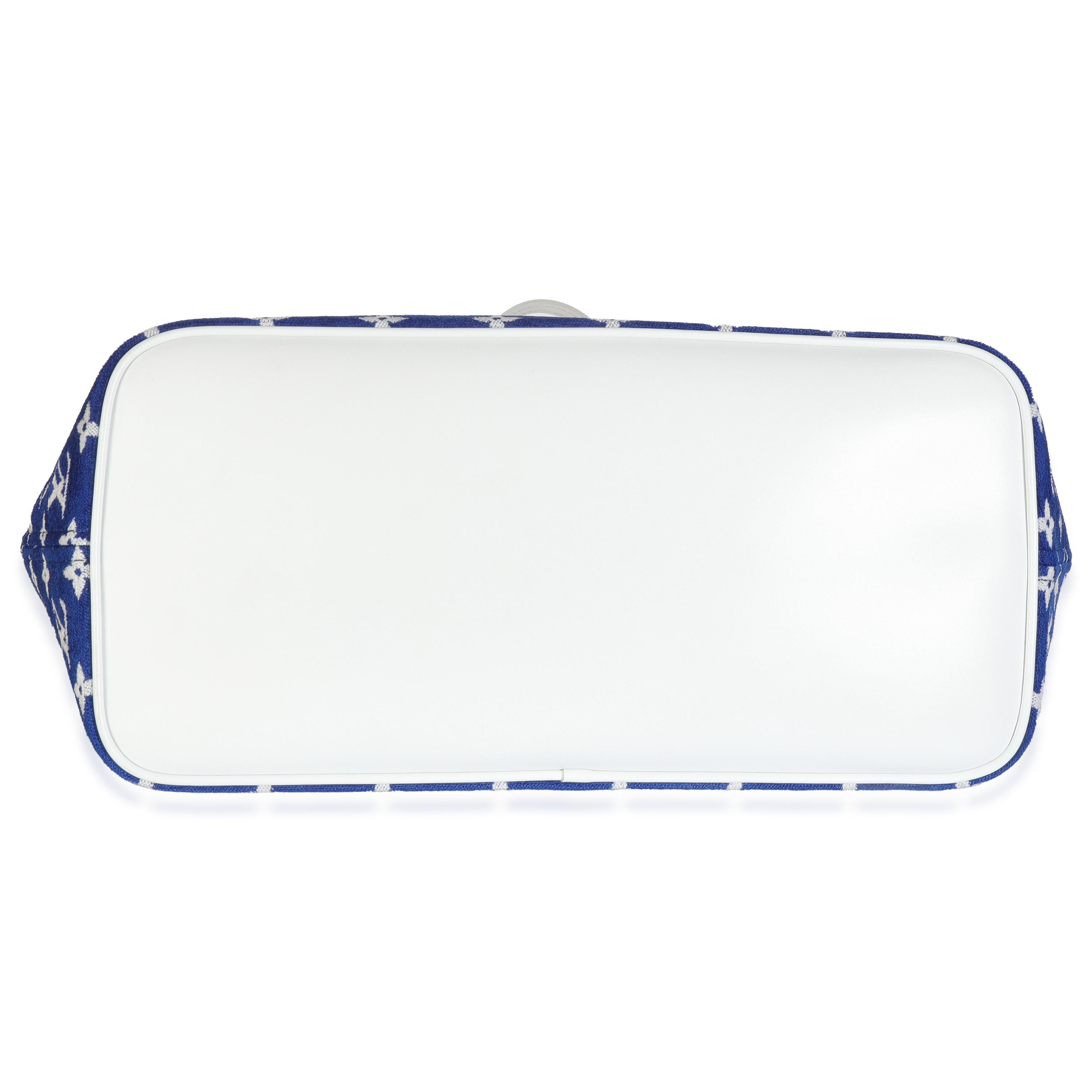 Titolo dell'elenco: Louis Vuitton Blu Bianco Jacquard Velluto Monogram LV Partita Neverfull MM
SKU: 148606
Condizioni: Usato 
Descrizione delle condizioni: Presentata nel 2007, la borsa Neverfull di Louis Vuitton è diventata uno degli stili più
