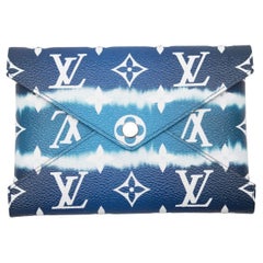 Louis Vuitton Blue & White Monogram Kirigami Pochette
