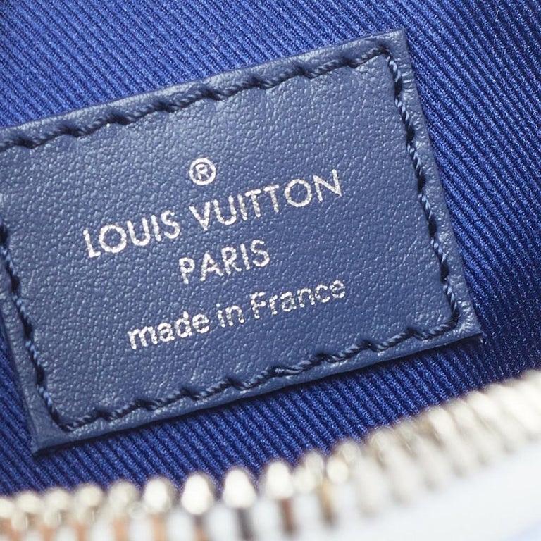 Keepall xs cloth weekend bag Louis Vuitton Blue in Cloth - 16508645