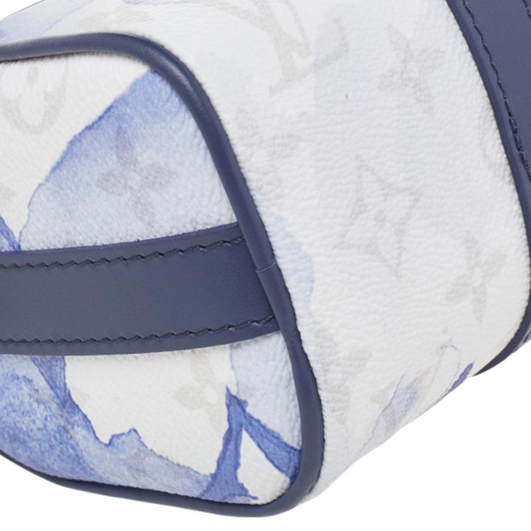 LOUIS VUITTON Monogram Watercolor Keepall XS Blue 1261133