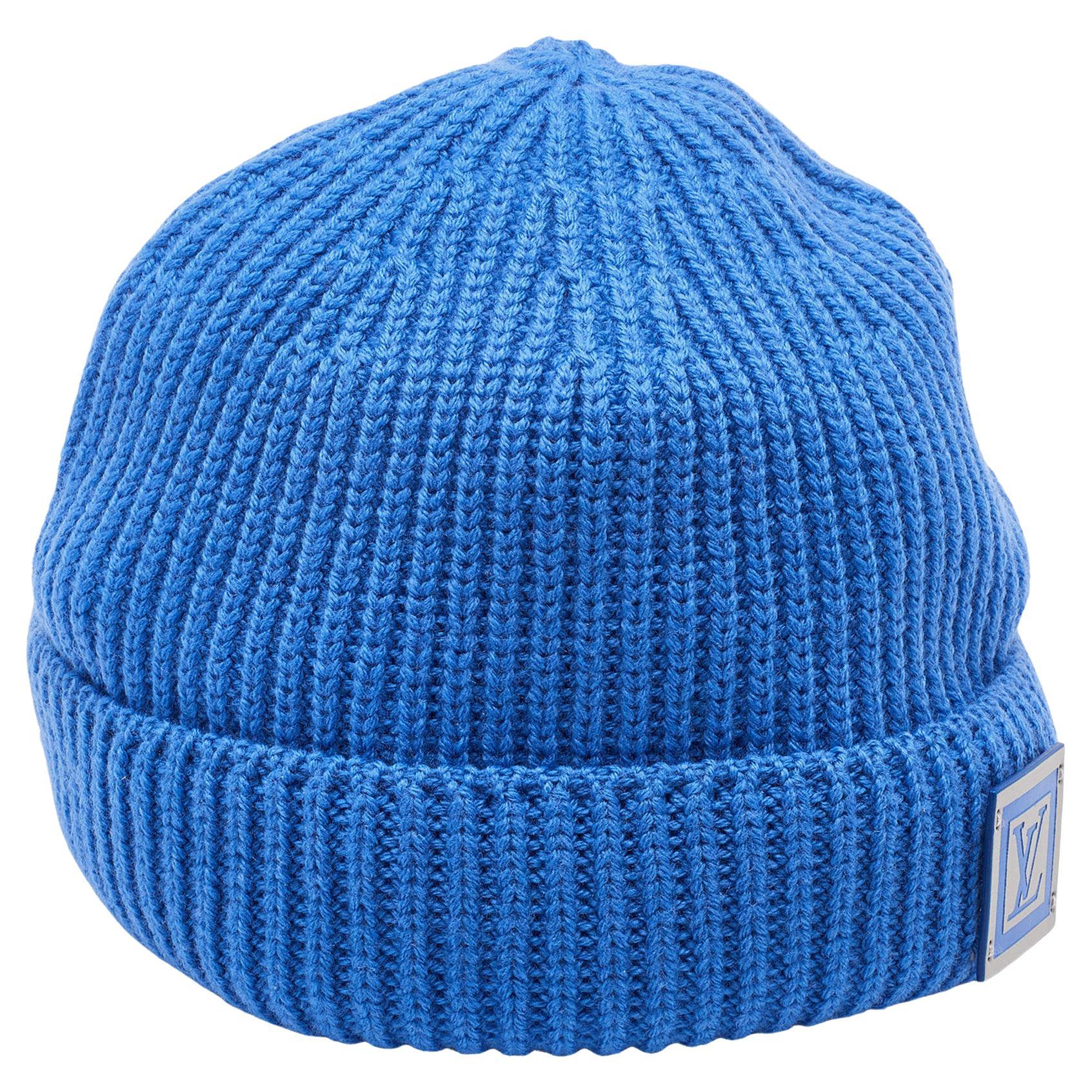 Louis Vuitton Blue Wool Knit Beanie