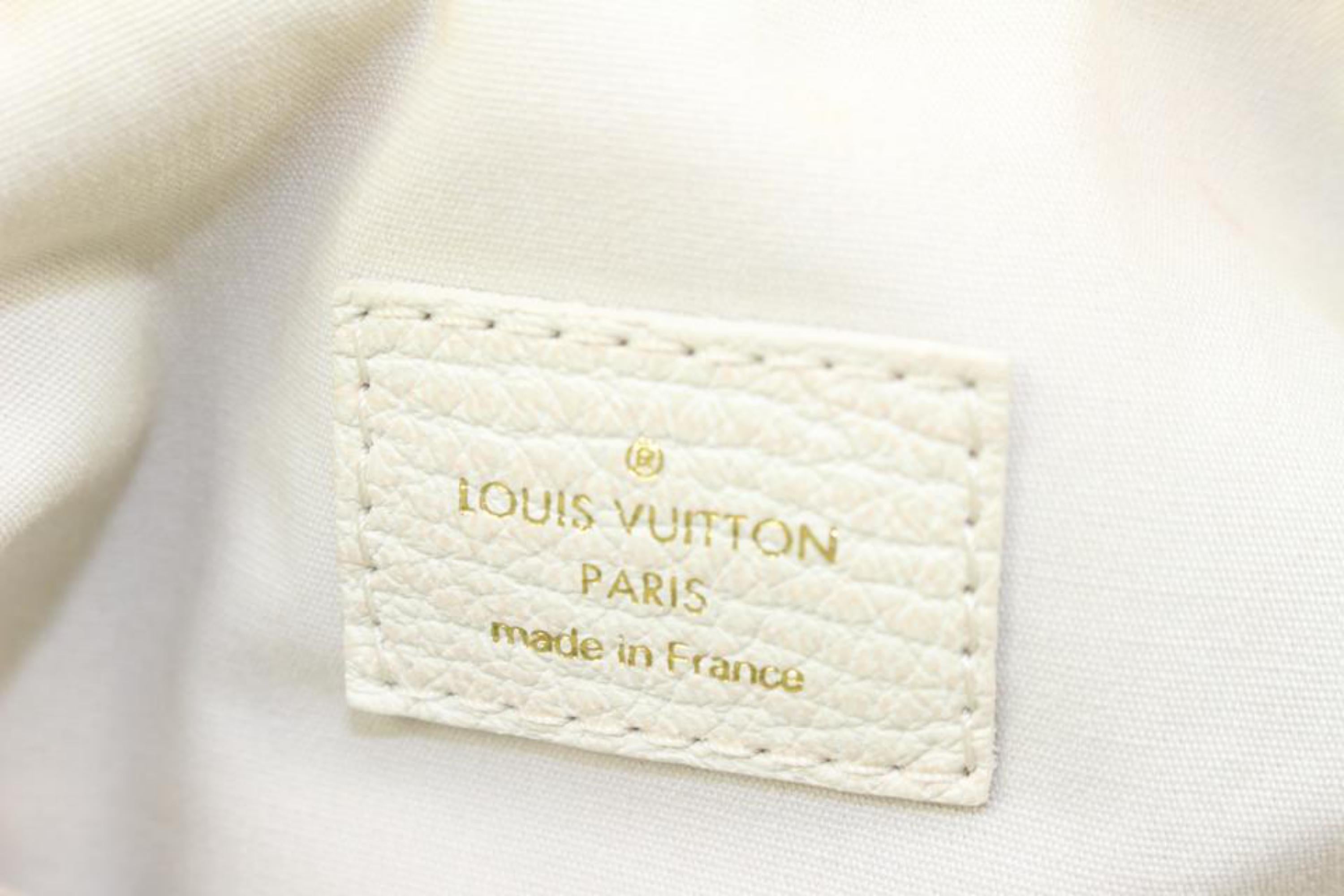 Women's Louis Vuitton Blue  x White Mini Lin Croisette Marina GM 2way Bag  61lk421s
