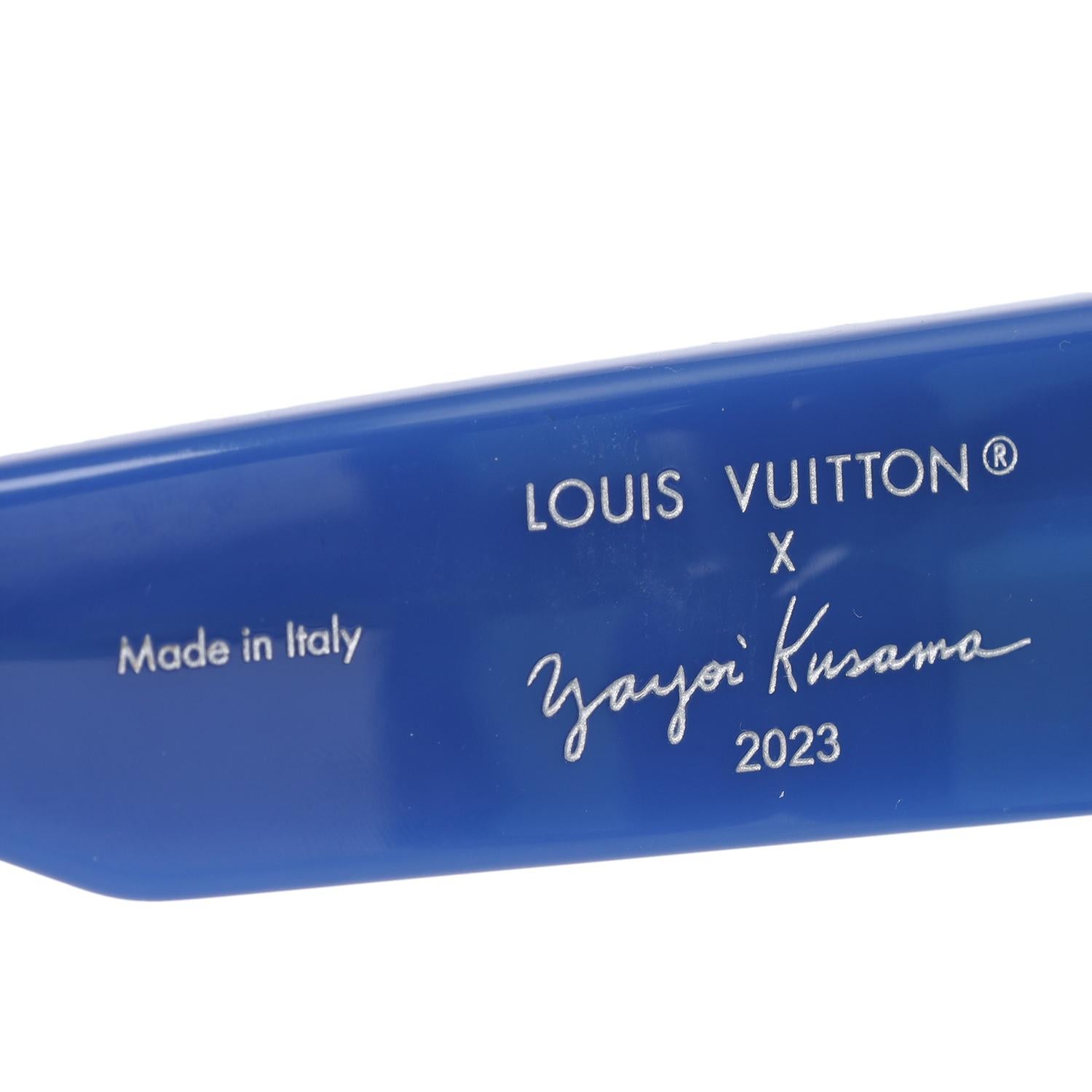 Louis Vuitton Blue X Yayoi Kusama Clash Pumpkin Sunglasses Z1905W 6