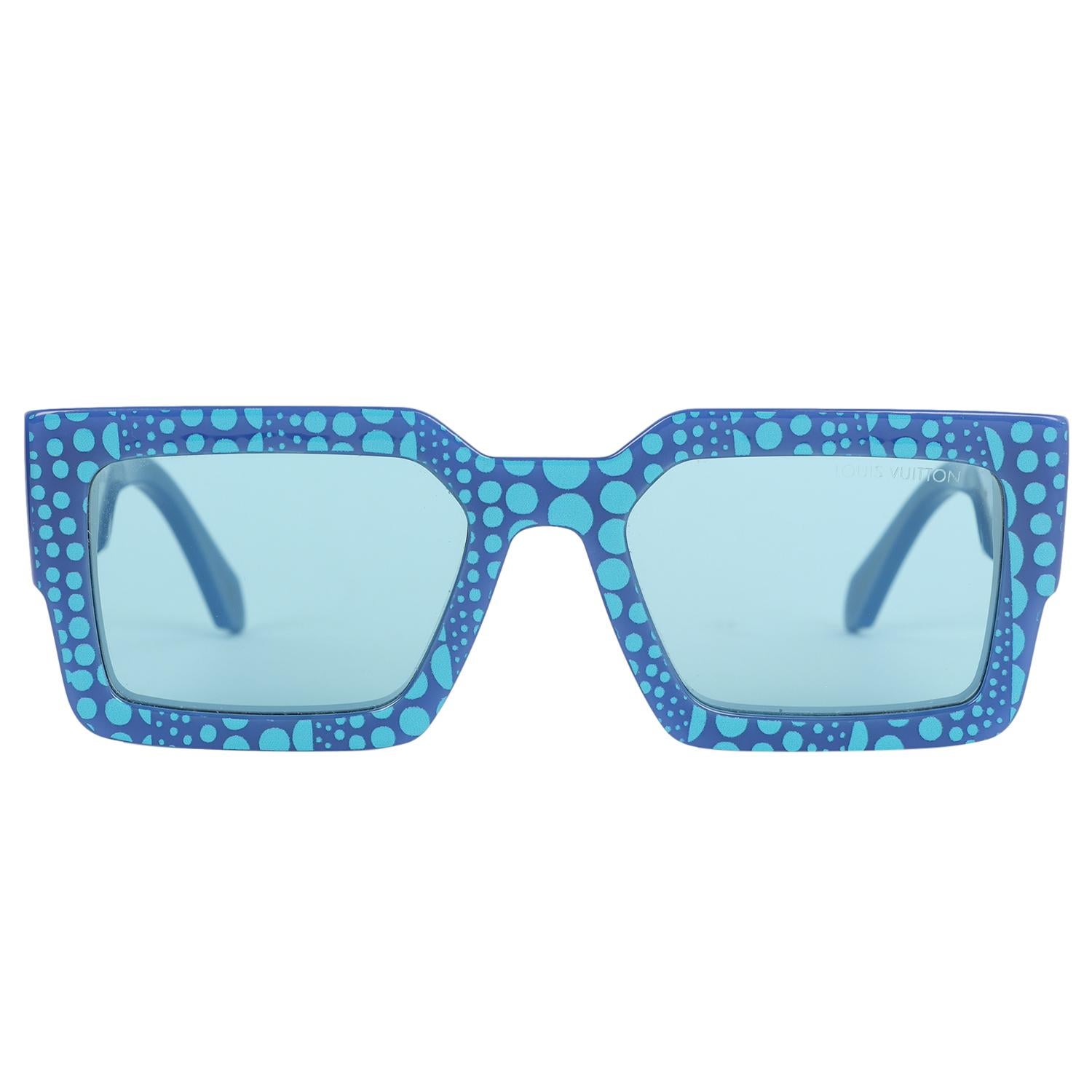 Louis Vuitton Blue X Yayoi Kusama Clash Pumpkin Sunglasses Z1905W 1