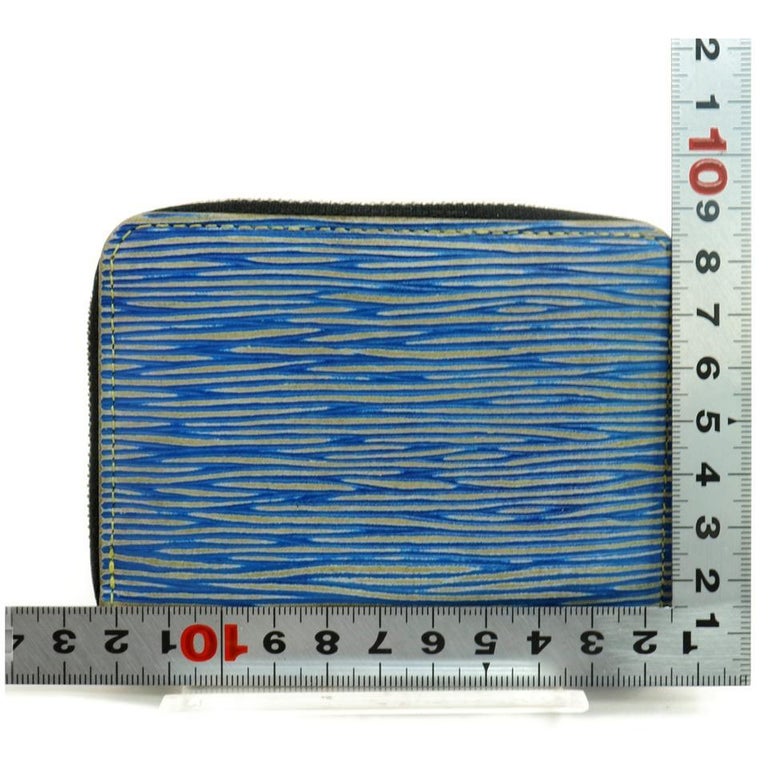Louis Vuitton Blue Monogram Denim Zippy Coin Wallet Compact 3LVJ1020 –  Bagriculture