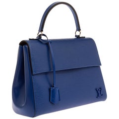 Louis Vuitton Blueberry Epi Leather Cluny MM Bag