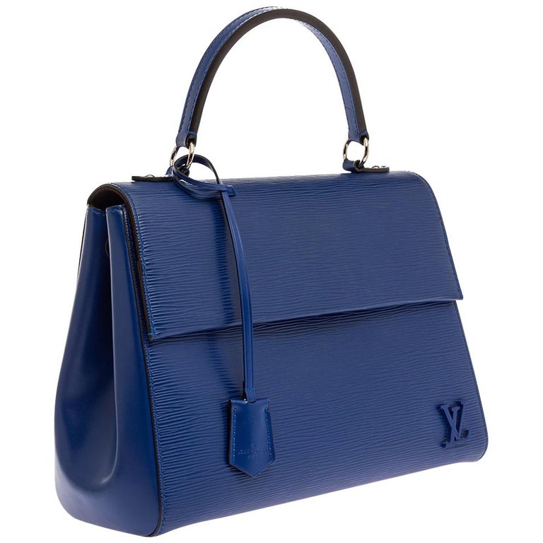 Louis Vuitton Blueberry Epi Leather Cluny MM Bag at 1stDibs