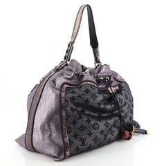 Louis Vuitton Bluebird Handbag Limited Edition Monogram Lurex Canvas