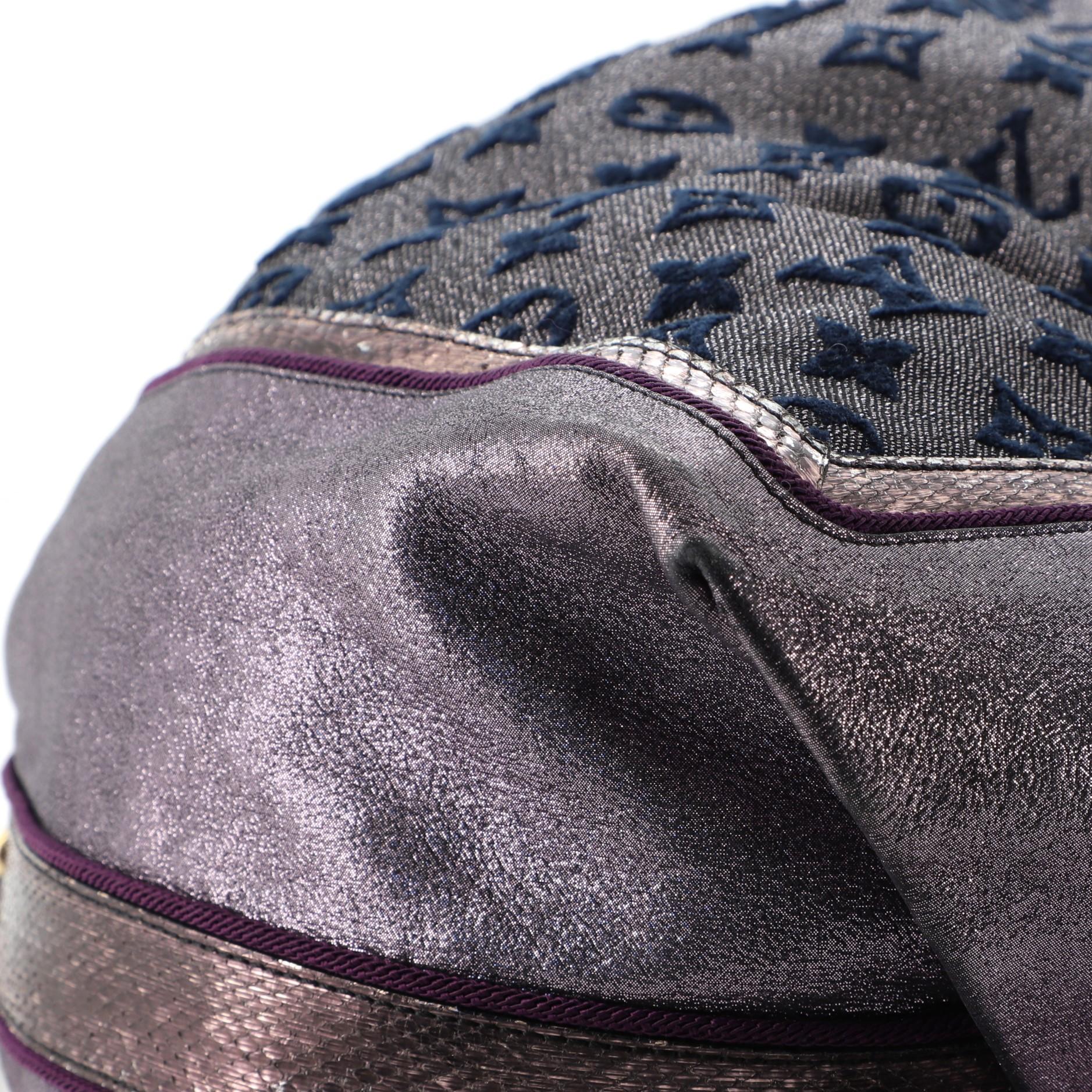 Louis Vuitton Bluebird Handtasche Limited Edition Monogramm Lurex Segeltuch Limited Edition 1