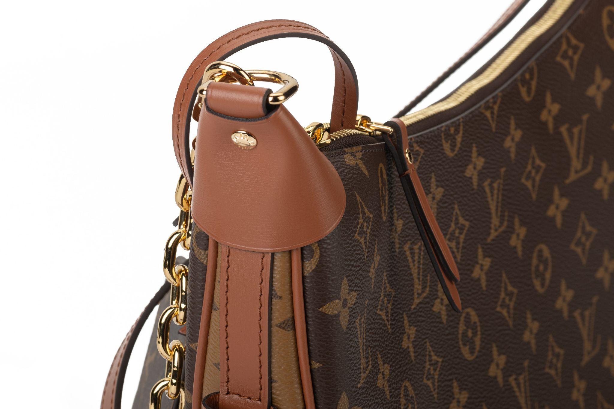 Black Louis Vuitton BNIB 2 Tone Monogram Hobo Bag For Sale