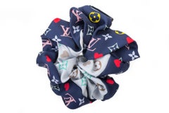 Louis Vuitton BNIB LG Silk Bicolor Scrunchie