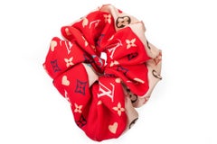 Louis Vuitton BNIB LG Silk Bicolor Scrunchie