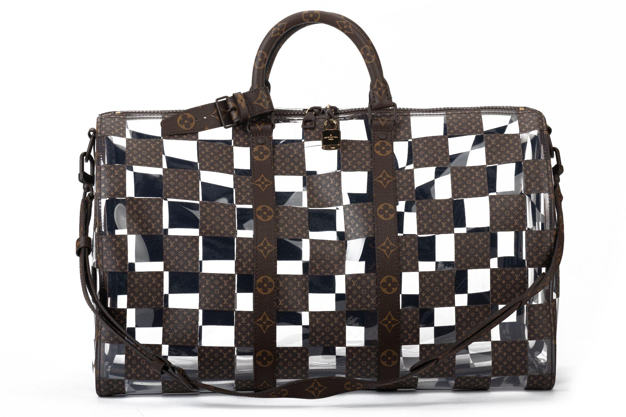 Louis Vuitton BNIB Monogram Chess Keepall 50 In New Condition For Sale In West Hollywood, CA