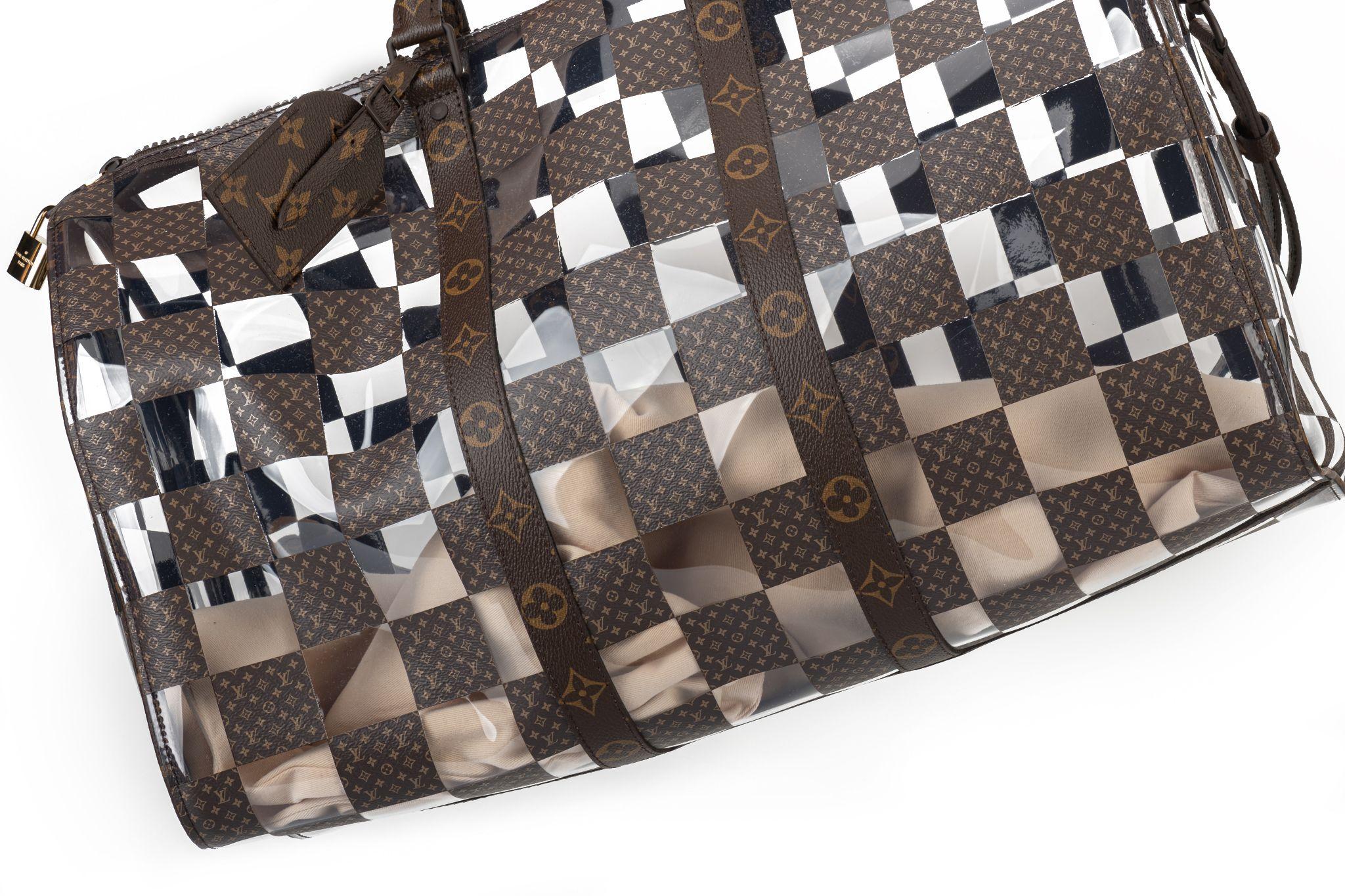 Louis Vuitton BNIB Monogram Chess Keepall 50 In New Condition In West Hollywood, CA