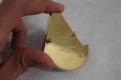 Louis Vuitton Boat Brooche with Stone, Wood and metal
