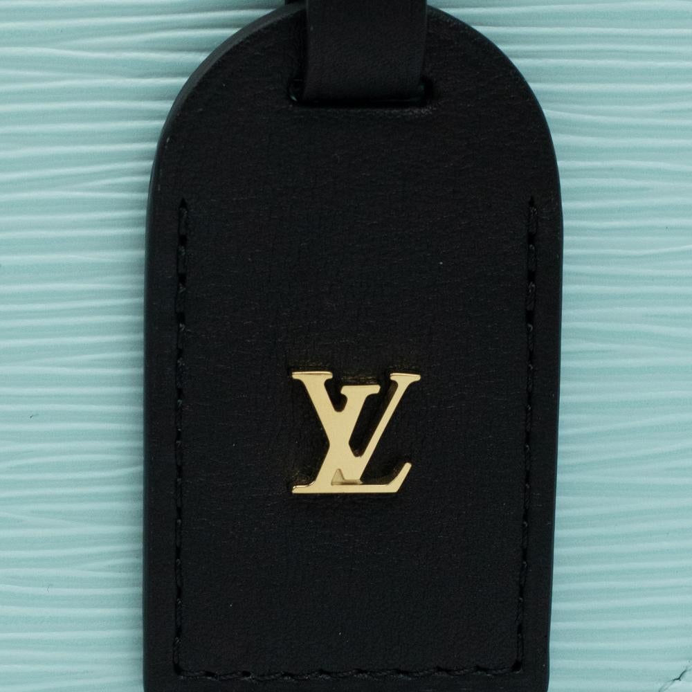 LOUIS VUITTON, Bote Chapeau Mini aus blauem Pi-Leder 3