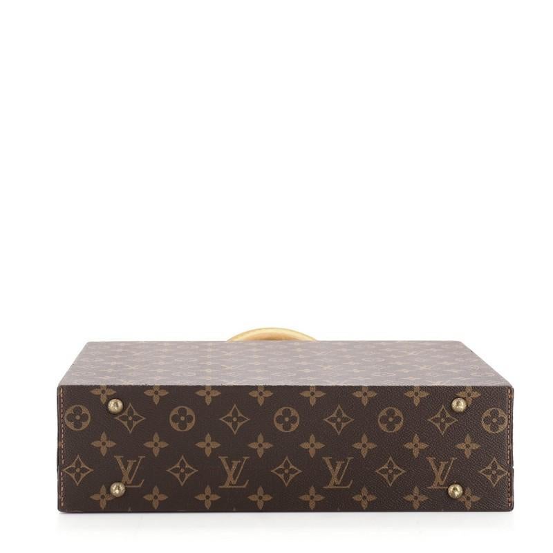 Louis Vuitton Boite Bijoux Jewelry Case Monogram Canvas 34 In Good Condition In NY, NY
