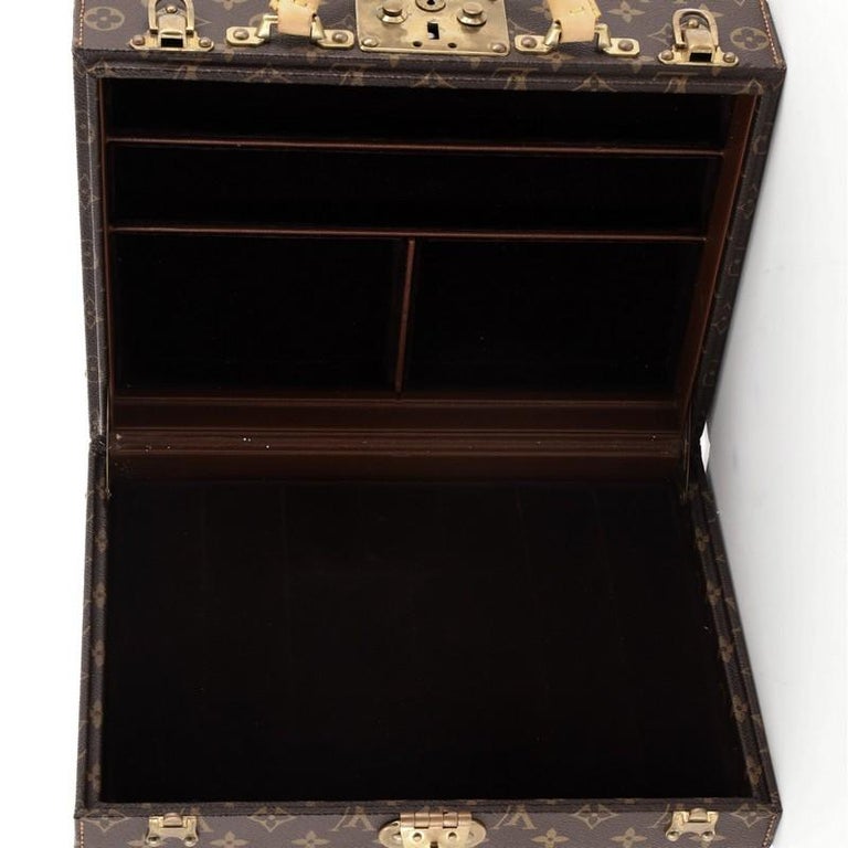 Louis Vuitton, a monogram canvas, 'Boite Bijoux' jewelry case