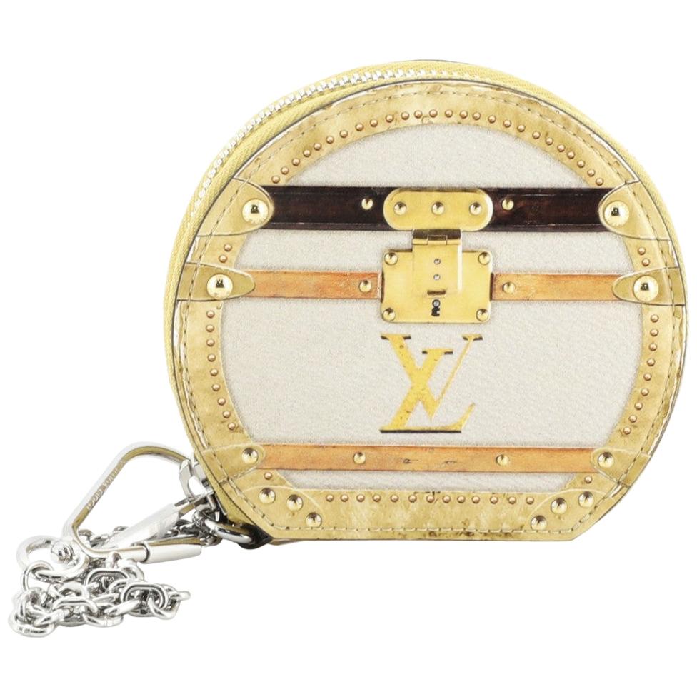 Louis Vuitton Boite Chapeau Coin Purse Limited Edition Time Trunk Monogram