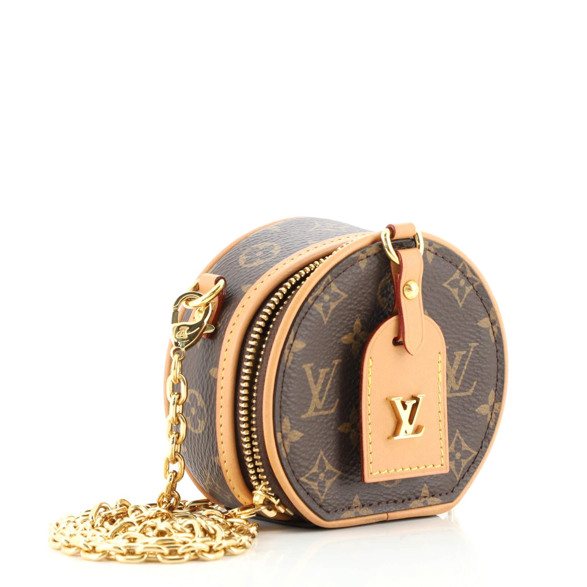 Louis Vuitton Reverse Monogram Boite Chapeau Necklace 4lv524a For