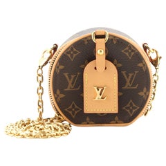 Louis Vuitton Boite Chapeau Necklace Bag Monogram Canvas
