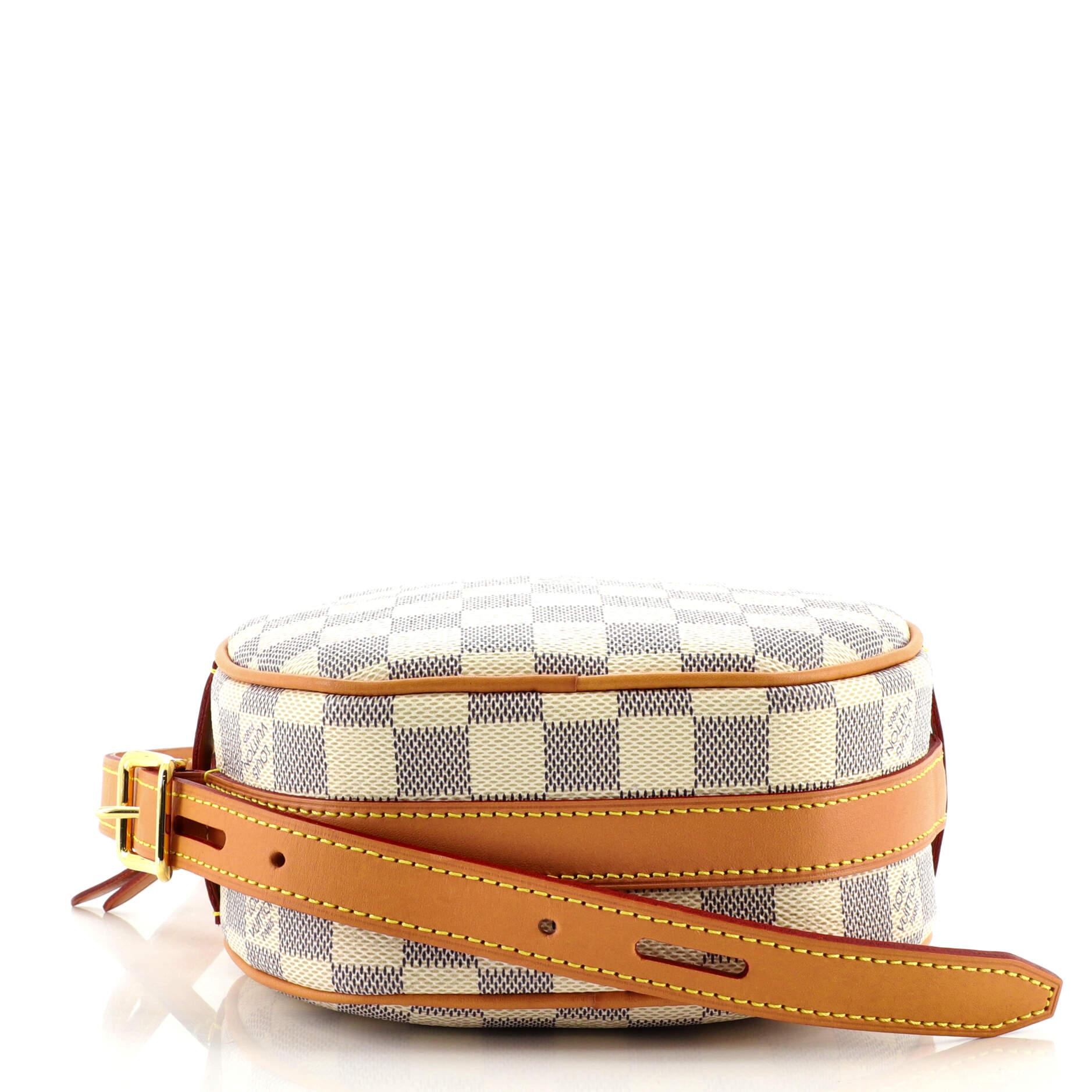 Beige Louis Vuitton Boite Chapeau Souple Bag Damier PM