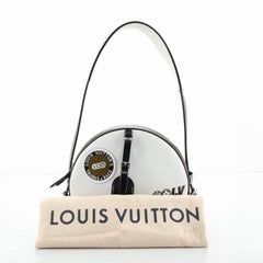 Louis Vuitton Boite Chapeau Souple Bag LV Airline Leather with Monogram Canvas
