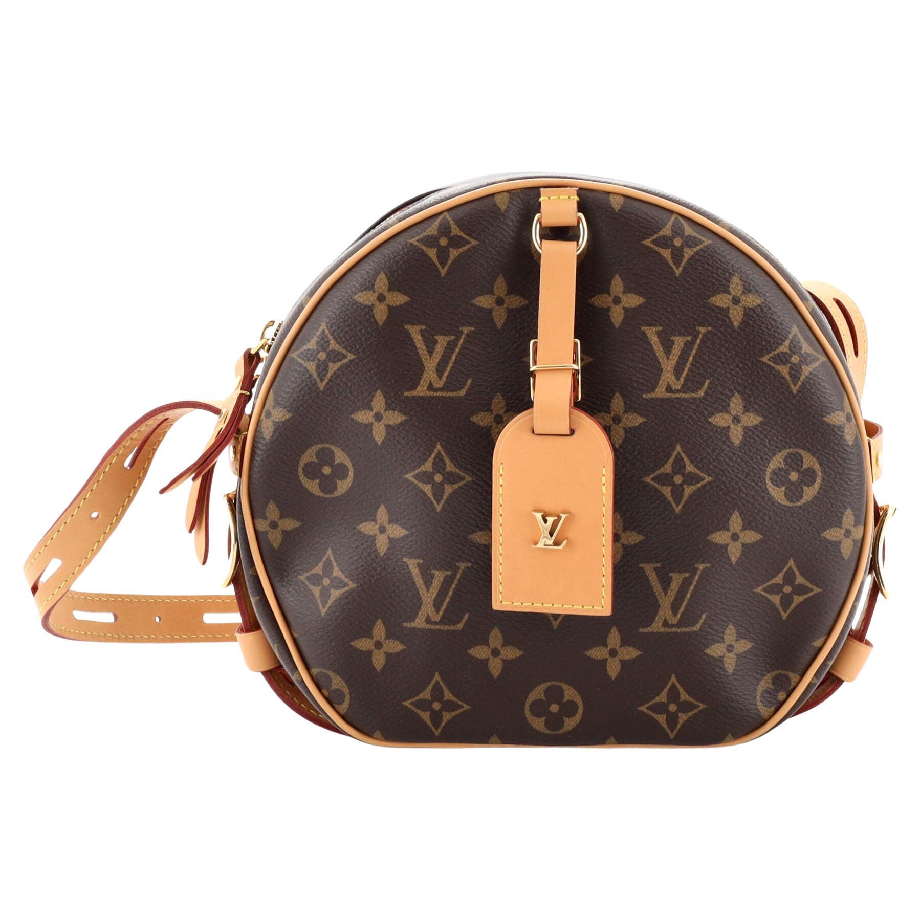 Louis Vuitton Noir Empreinte Boite Chapeau Souple MM Crossbody Bag, Designer Brand, Authentic Louis Vuitton