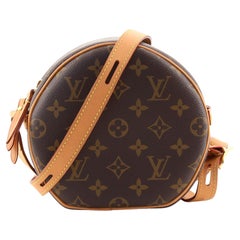 Louis Vuitton Monogram Boite Chapeau Hat Box 50 226925 Brown Coated Canvas  Weeke For Sale at 1stDibs