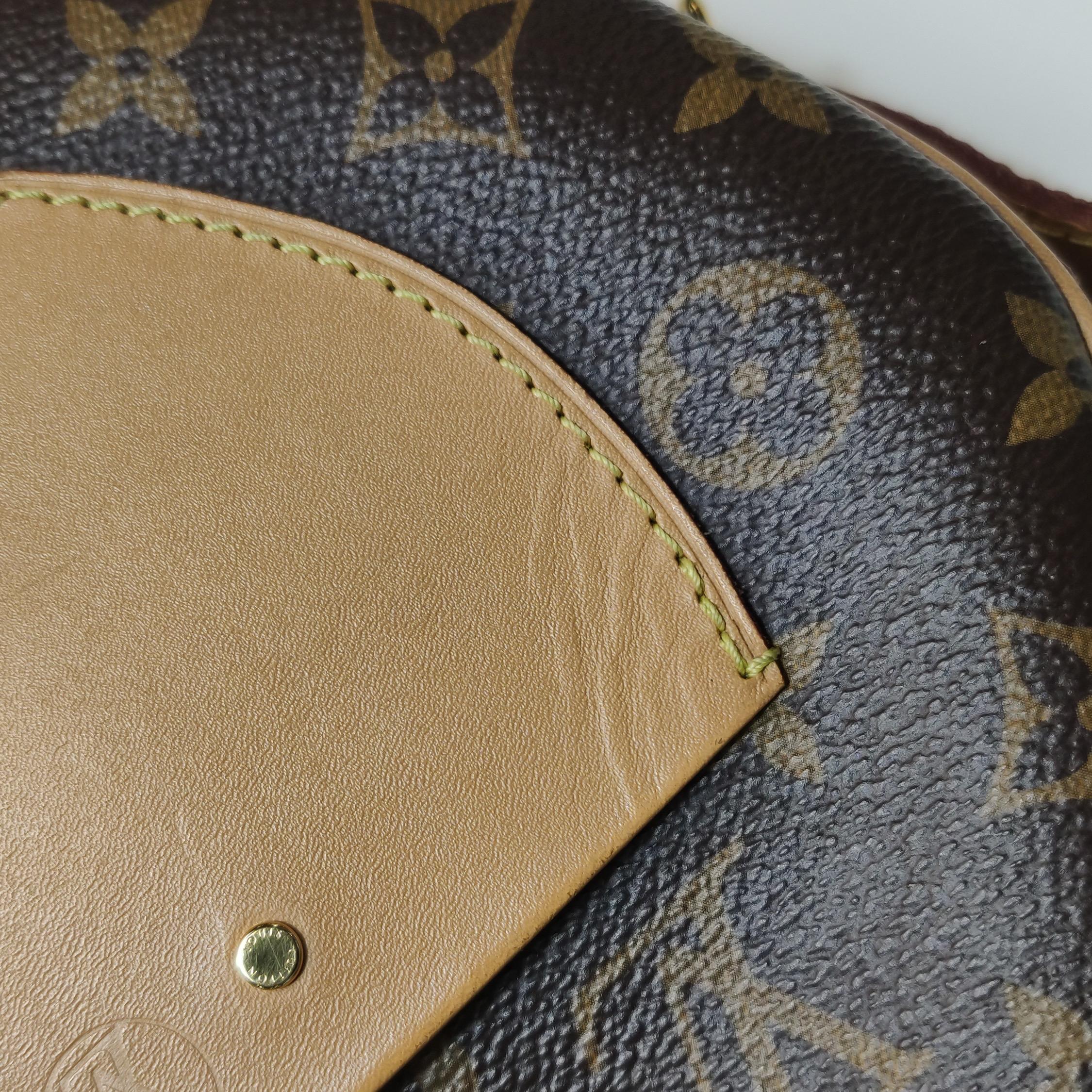 Louis Vuitton Boîte Chapeau Souple Leather MM Crossbody Bag For Sale 11
