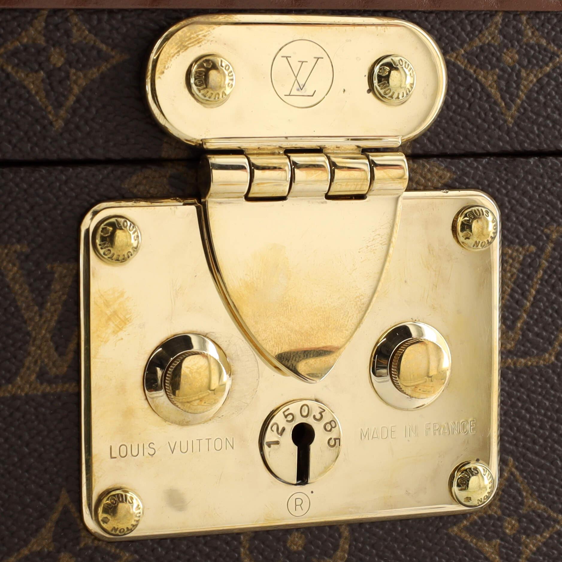 Louis Vuitton Boite Flacons Beauty Train Case Monogram Canvas For Sale 4