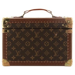 Louis Vuitton Monogram Canvas Nice Train Case Beauty Case Brown Cloth  ref.1063619 - Joli Closet