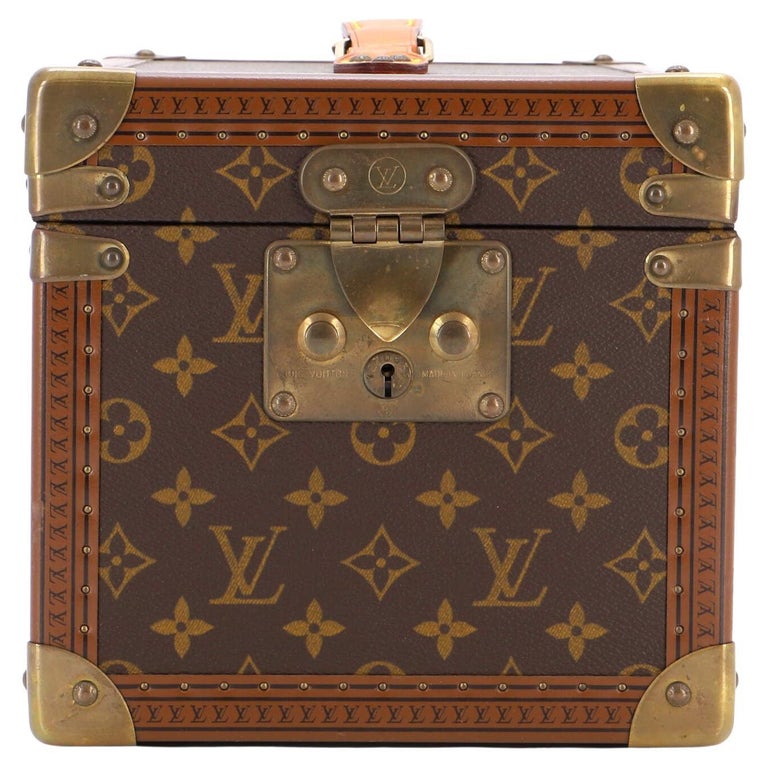 Louis Vuitton Monogram Cosmetic Pouch GM Demi Ronde Make up Case Toiletry  861176