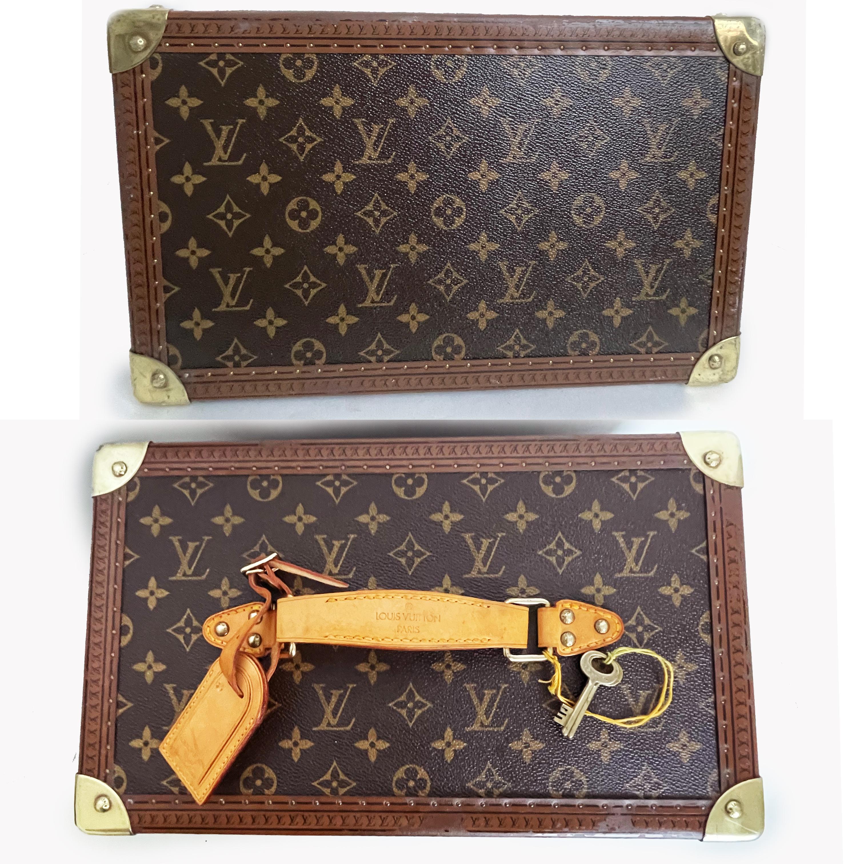 Louis Vuitton Boite Pharmacie Beauty Case Vanity Travel Bag Monogram Vintage In Fair Condition In Port Saint Lucie, FL