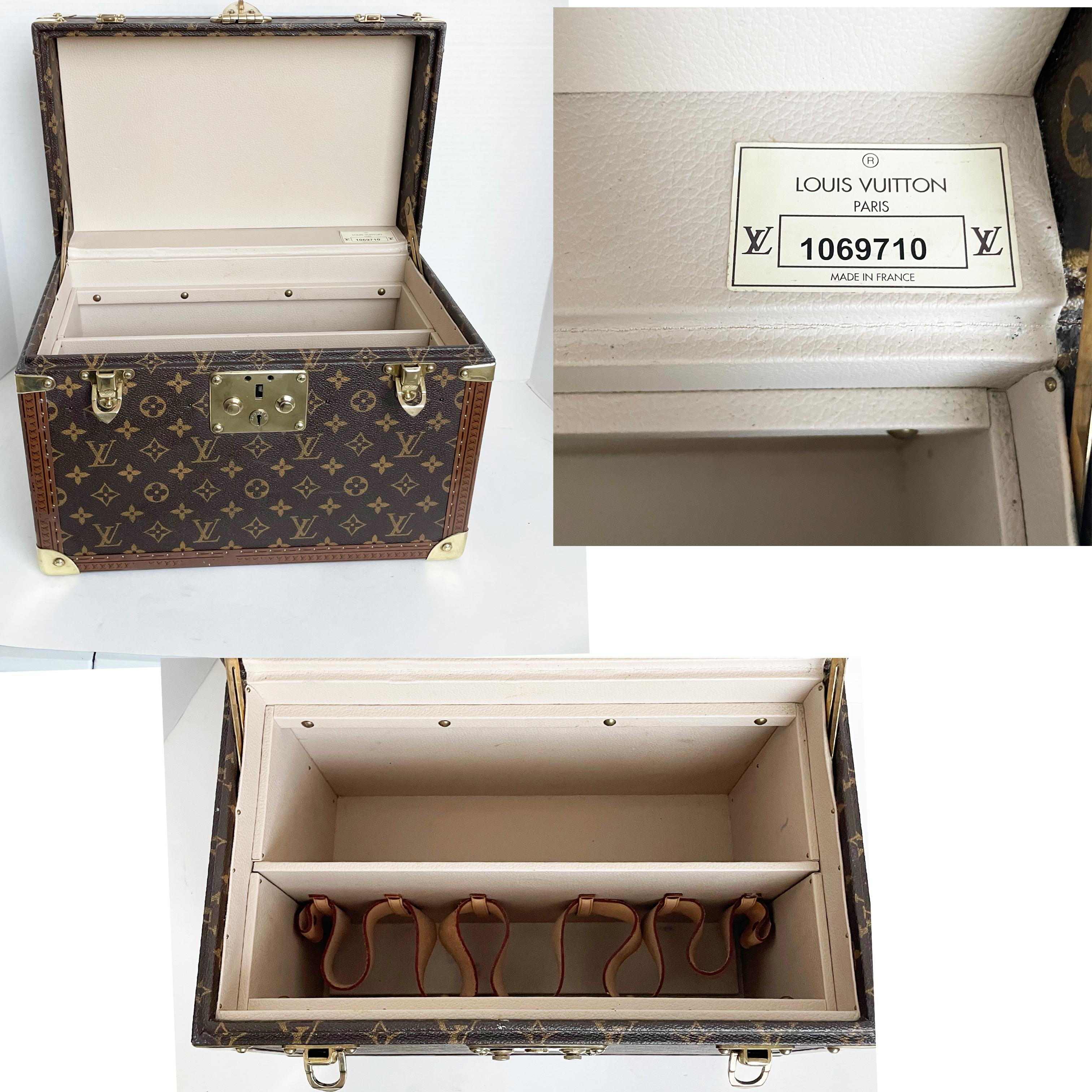 Louis Vuitton Boite Pharmacie Beauty Case Vanity Travel Bag Monogram Vintage 1