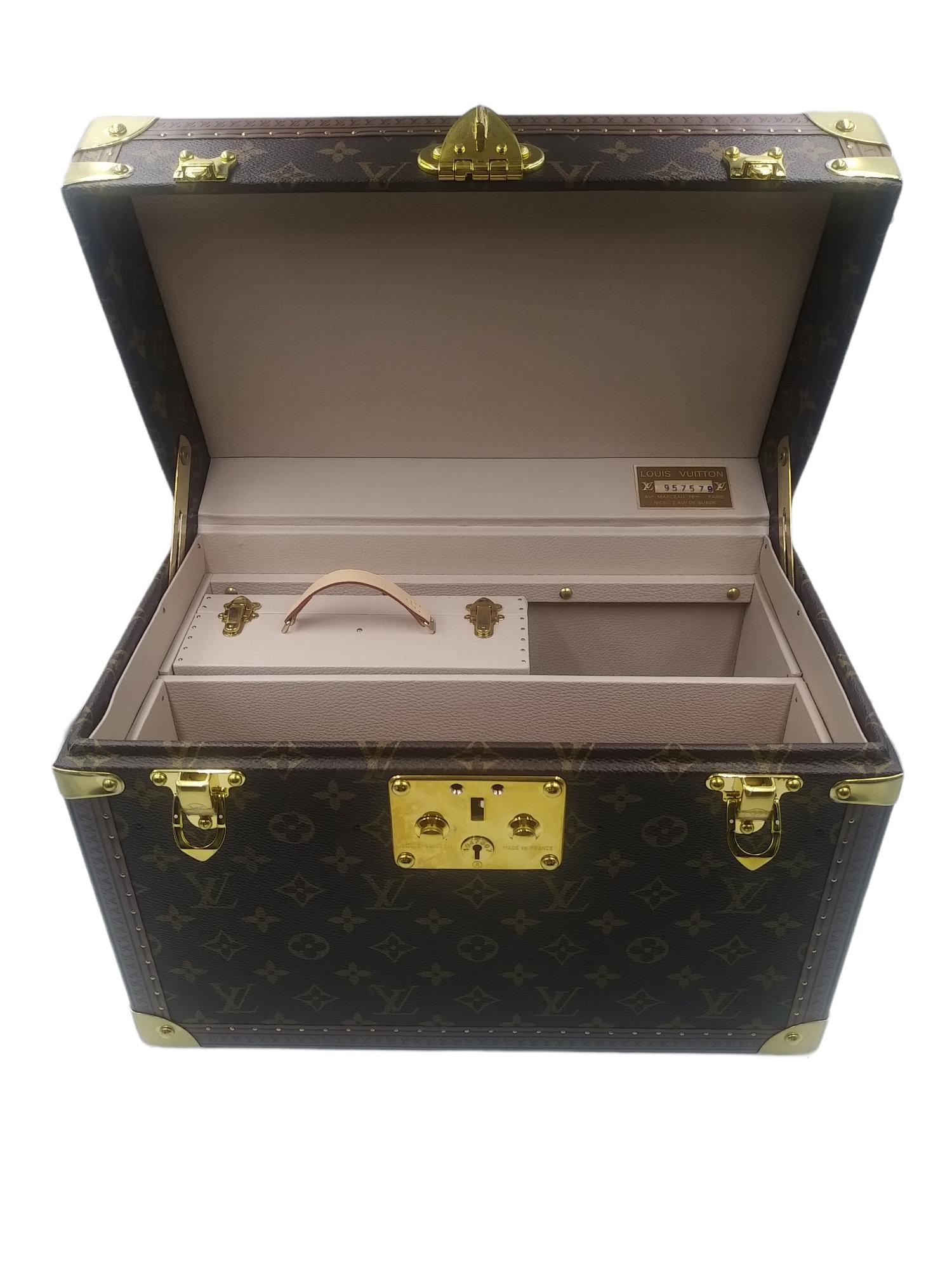 Louis Vuitton Boite Pharmacie Monogram  Train Case  Vanity Travel Cosmetics Box For Sale 6