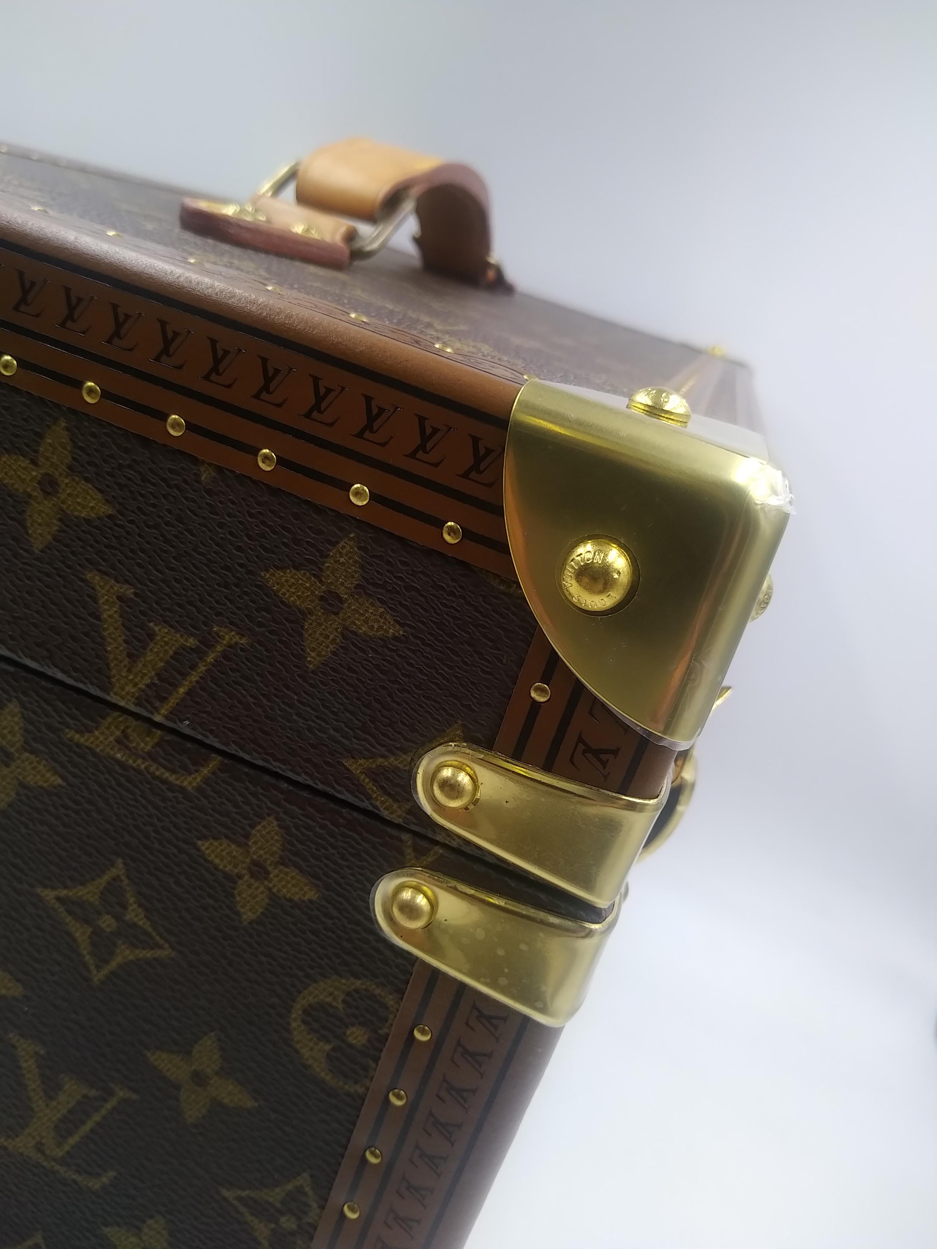 Louis Vuitton Boite Pharmacie Monogram  Train Case  Vanity Travel Cosmetics Box For Sale 1
