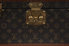 Louis Vuitton Boite Vanity Trunk Train Case Lv Logo Brown Tan Monogram