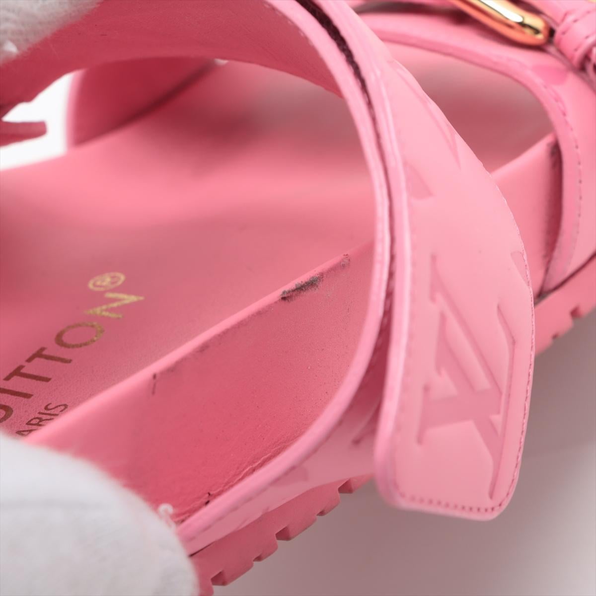 Louis Vuitton Bom Dia Flat Comfort Mule Pink For Sale 8