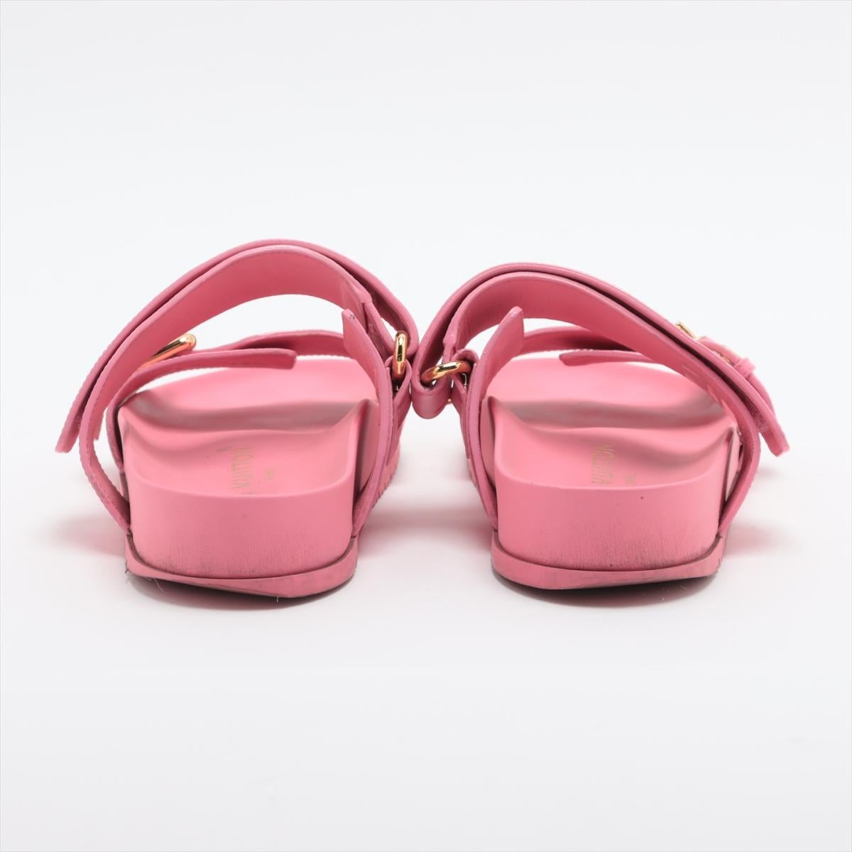 Louis Vuitton Bom Dia Flat Comfort Mule Pink In Good Condition For Sale In Indianapolis, IN