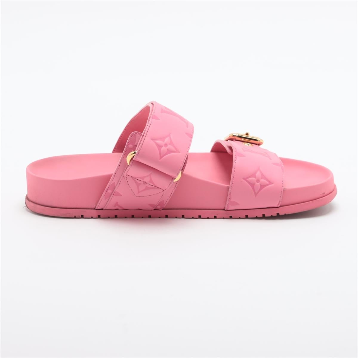 Women's Louis Vuitton Bom Dia Flat Comfort Mule Pink For Sale