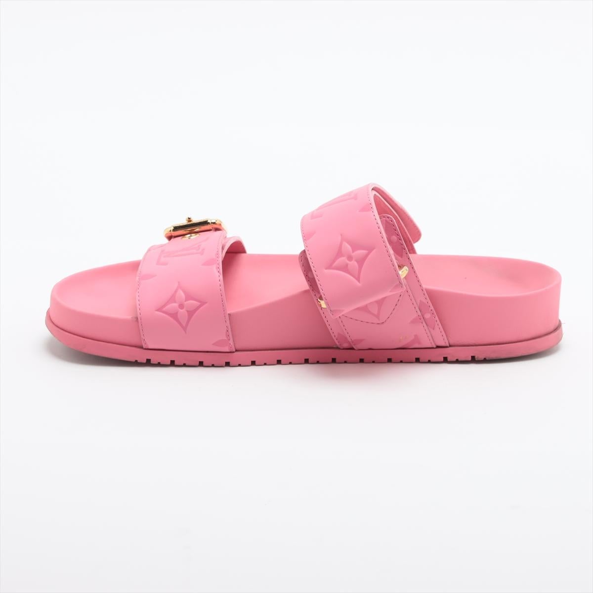 Louis Vuitton Bom Dia Flat Comfort Mule Pink 1