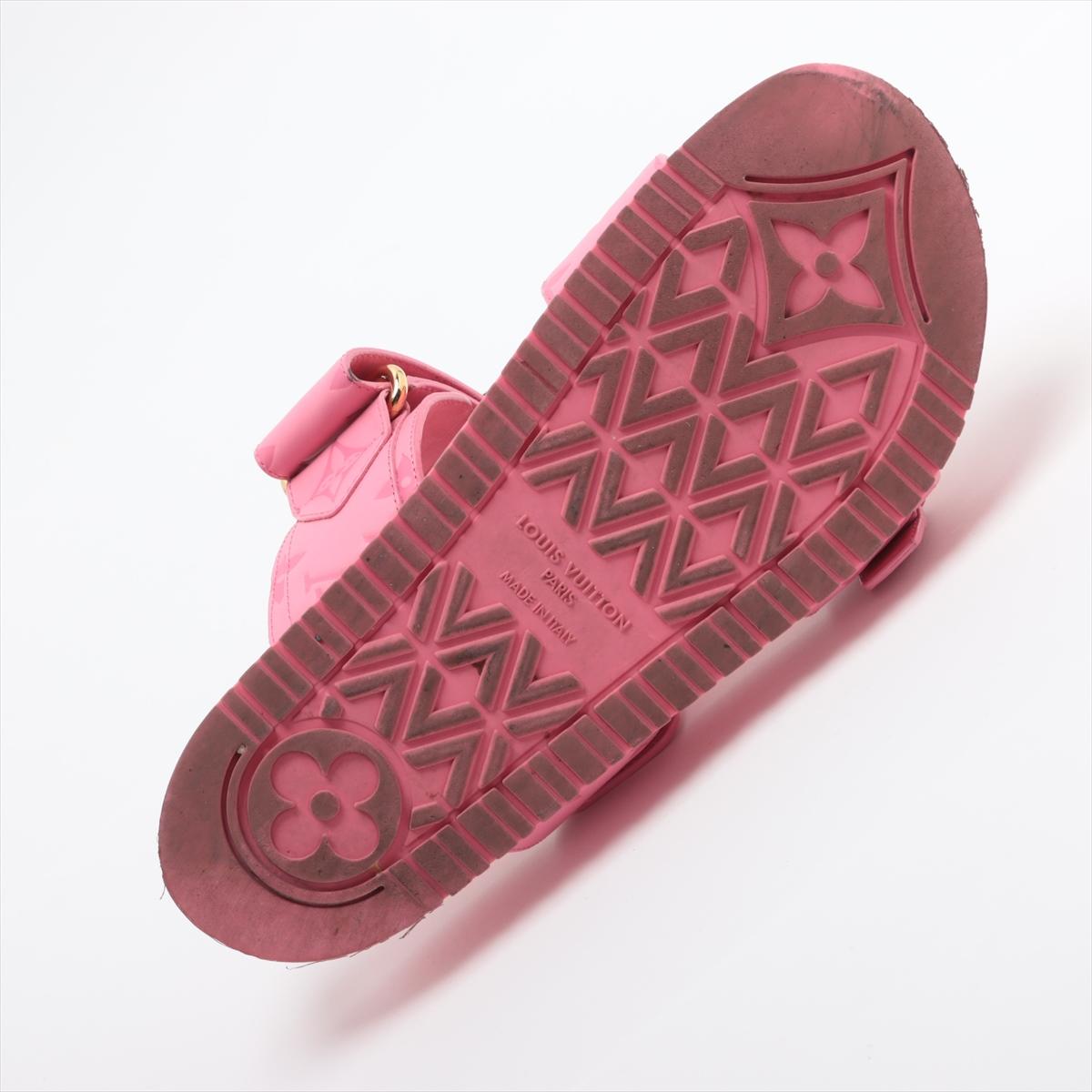 Louis Vuitton Bom Dia Flat Comfort Mule Pink For Sale 2