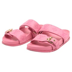 Louis Vuitton Bom Dia Flat Comfort Mule Pink
