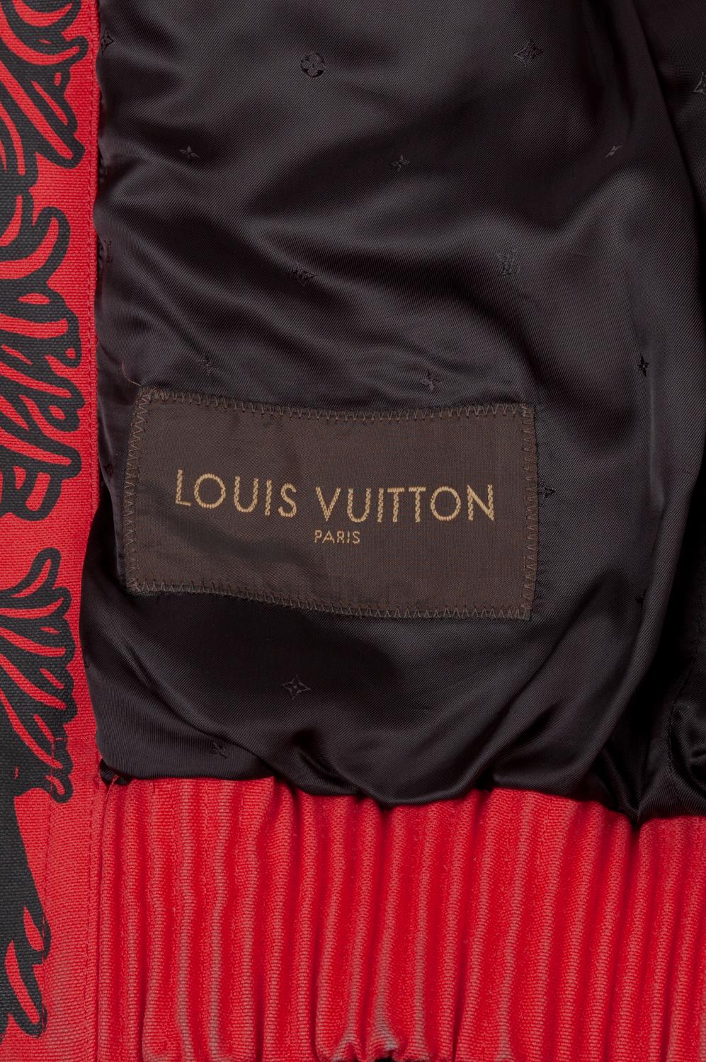 Louis Vuitton Bomber Men Jacket Christopher Nemeth Rope Heavy Size 48 (Medium) For Sale 8