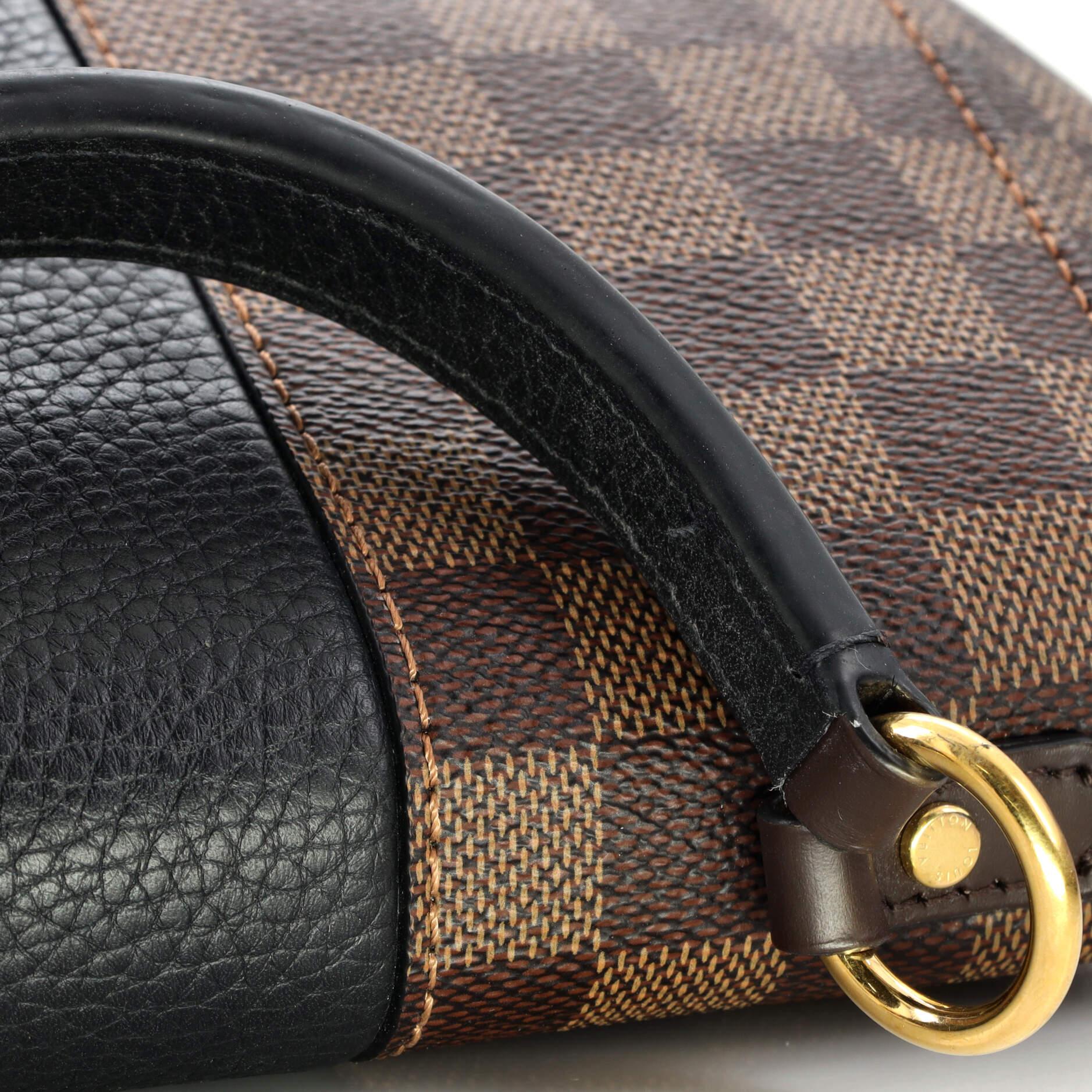 Louis Vuitton Bond Street Handbag Damier with Leather BB 2