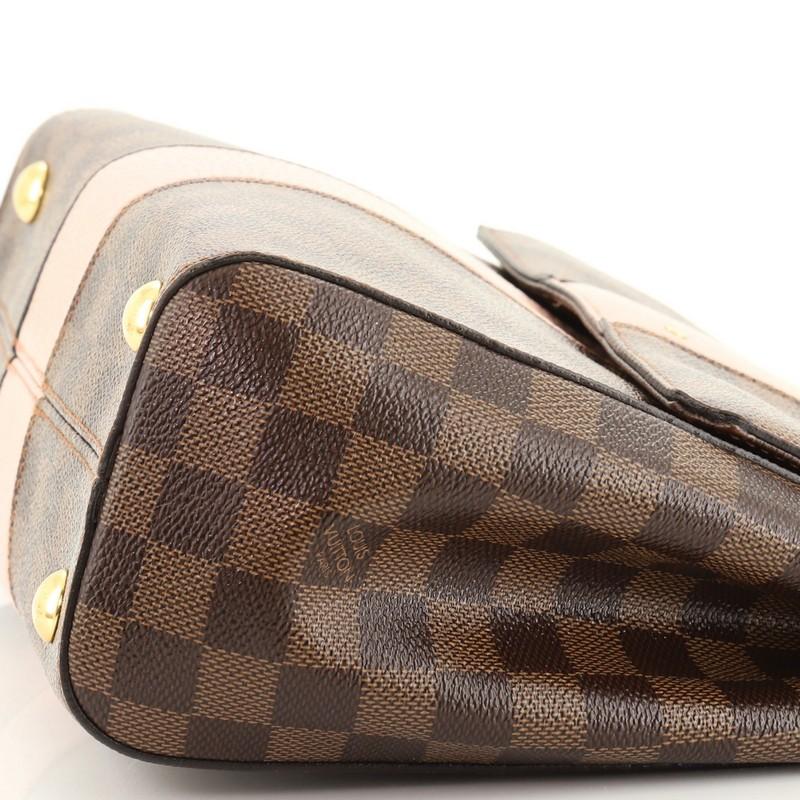 Louis Vuitton Bond Street Handbag Damier with Leather 1
